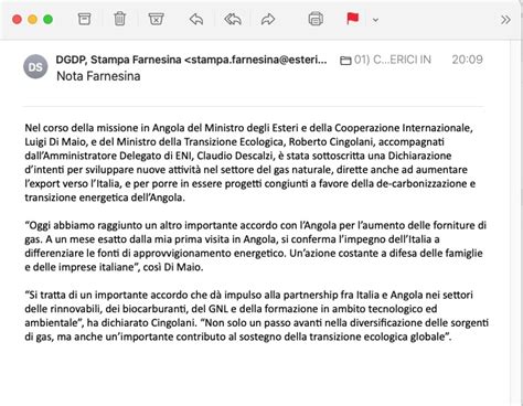 Ministero Esteri Missione In Angola I Ministri Di Maio E Cingolani