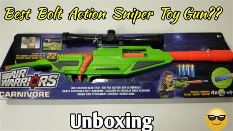 Air Warriors Bolt Action Sniper Toy Gun Unboxing Youtube