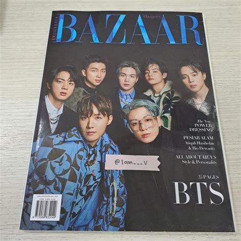 Jual Majalah Harper S Bazaar Indonesia X Bts Bazaar Magazine Shopee