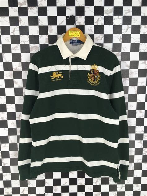 Polo Sport Rugby Shirt Large Vintage S Polo Ralph Etsy Rugby