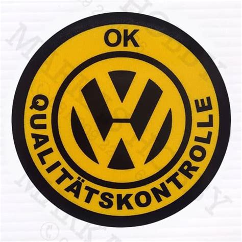 Jual Stiker Sticker Vw Quality Control Tempel Dalam Shopee