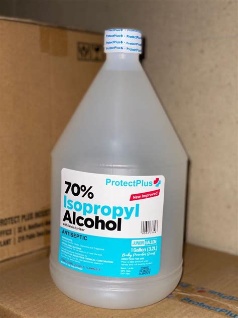 Protect Plus 70 Isopropyl Alcohol Gallon Health Nutrition