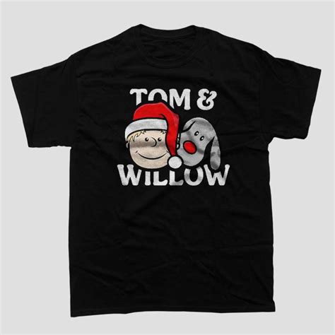 Tom Felton Signed Merch And Willow Xmas Shirt Cheap