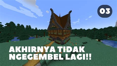 MEMBUAT RUMAH PERTAMA DAN MENCARI HEWAN TERNAK MINECRAFT SURVIVAL