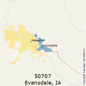 Evansdale (zip 50707), IA