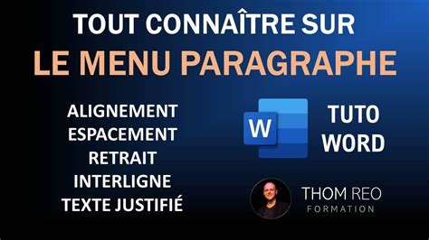 G Rer Les Paragraphes Dans Word Interligne Retrait Espacement