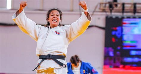 Costa Rican Judoka Diana Brenes Is Crowned With The Gold Medal