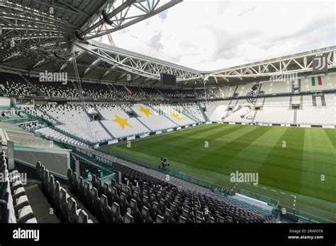 Internal View Of The Juventus Stadium Called Allianz Stadium Built In