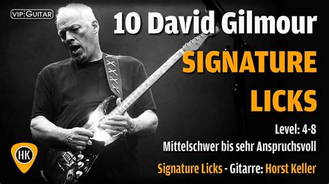 David Gilmour Signature Licks Lead Gitarre Mit Tabs Youtube