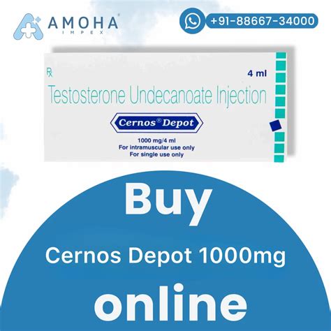 Testosterone Undeconate Mg Ml Cernos Depot At Rs Vial