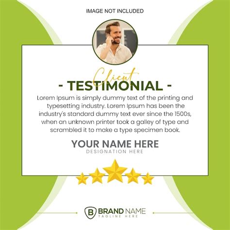 Premium Vector Creative Testimonial Quote Infographic Template Quote