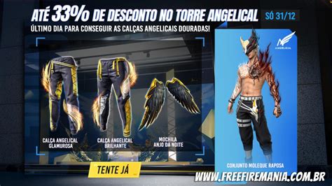 Free Fire Garena libera desconto de 33 para conseguir Calça Angelical