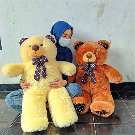 Doll TEDDY BEAR Plain XL Big Bear Doll TEDDY BEAR 80 CM 80cm