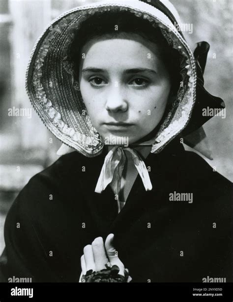 Actress Sarah Pickering in the movie Little Dorrit, USA 1988 Stock ...