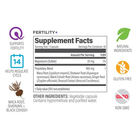 Upspring Fertility Capsules With Black Cohosh Maca Root And Shatavari