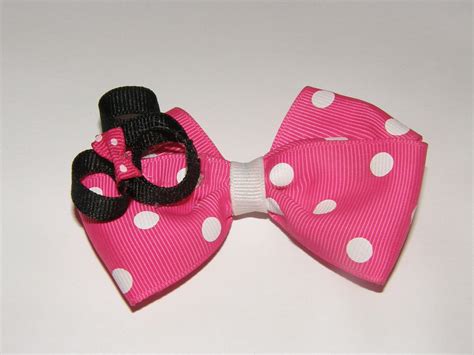 Minnie Mouse Hair Bow By Ang744 On Etsy