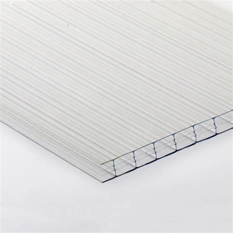 Uv Protection Twin Wall Pc Hollow Sheet Price Polycarbonate Roofing For