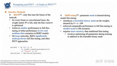 让所有大模型参数可调Parameter Efficient Fine Tuning PEFT 高效微调方法总结系列4终结篇 知乎