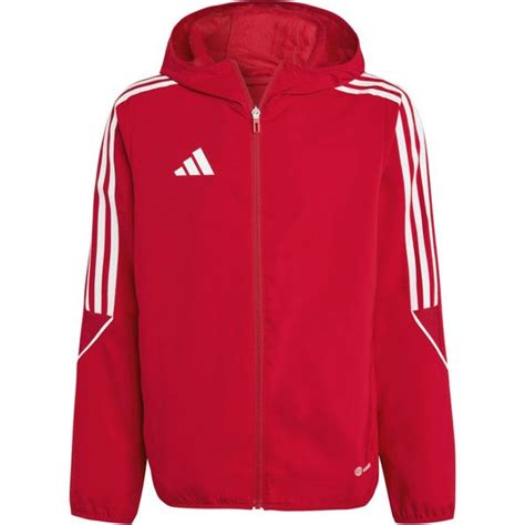 Bluza Juniorska Tiro League Windbreaker Adidas Czerwony