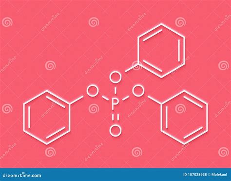 Triphenyl Phosphate Molecule Used As Flame Retardant And Plasticizer