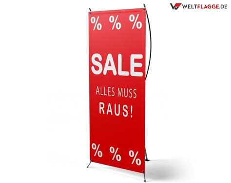 SALE X Banner bedrucken lassen online günstig kaufen