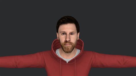 Lionel Messi Character - 3D Model by meta avatars