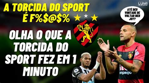 A Torcida Do Sport Sensacional Olha O Que Os Torcedores Fizeram Na