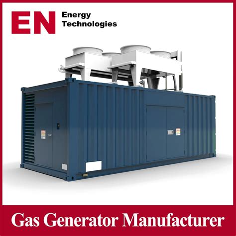 1150kw Container Open Silent Type Natural Biogas Biomass LPG CNG