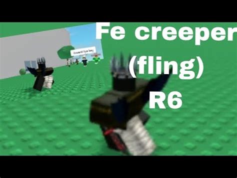 Roblox Fe Script Showcase Fe Creeper Fling R6 Fluxus And