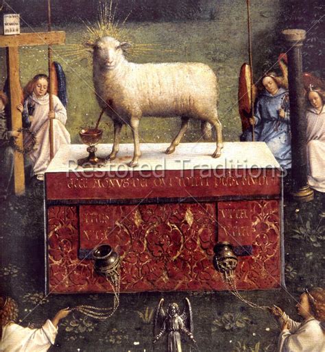 High-Res Image | The Adoration of the Lamb - Restored Traditions