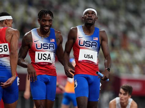 U S Men Win 4x400 Meter Relay And Get The Teams First Track Gold In