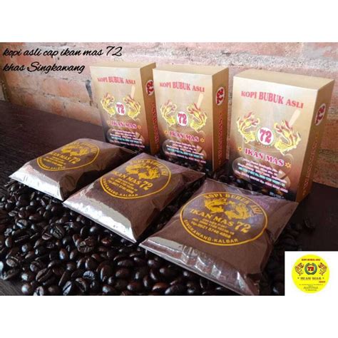 Jual Kopi Cap Ikan Mas 72 Premium Asli Khas Singkawang Shopee