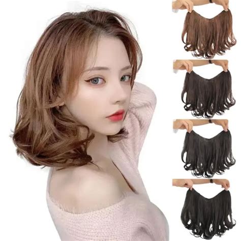 WIG FEMALE LONG Curly Hair Big Wave Cute One Piece Seamless U Shaped