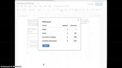 How To Insert Word Count Youtube