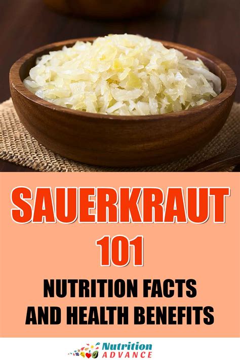 Sauerkraut 101 Nutrition Facts And Potential Benefits Nutrition Advance