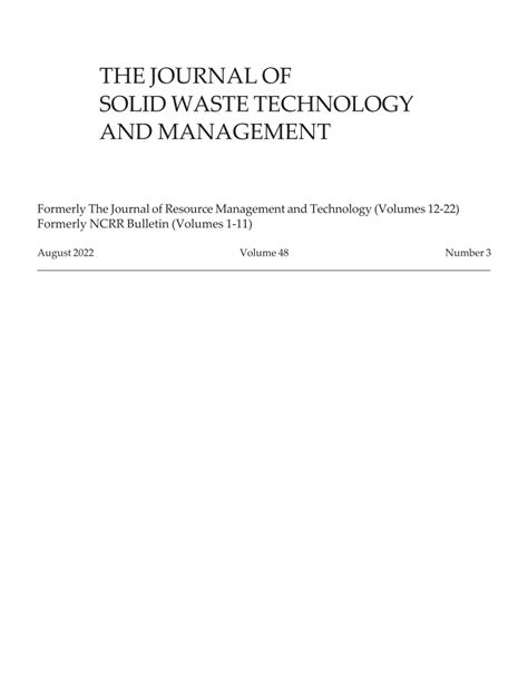 (PDF) Potential Evaluation of Putrescible Municipal Solid Waste's Bio ...