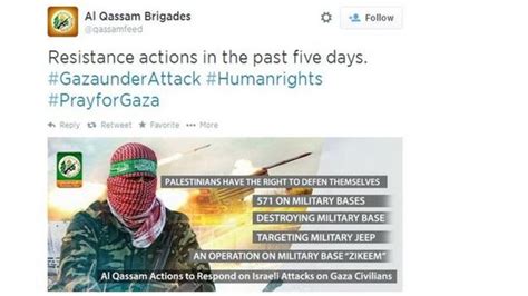 Hamas And Israel Step Up Cyber Battle For Hearts And Minds Bbc News