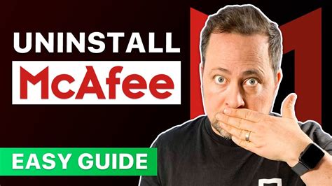 How To Uninstall Mcafee Antivirus Easy Guide Works Youtube