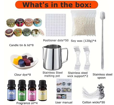 diy candle making kit typ perskepit