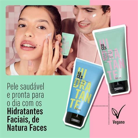 Hidratante Facial Natura Faces 50ml Shopee Brasil