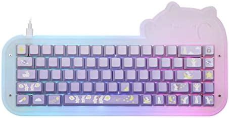 Epomaker Mini Cat Hot Swappable Acrylic Rgb Wired Mechanical