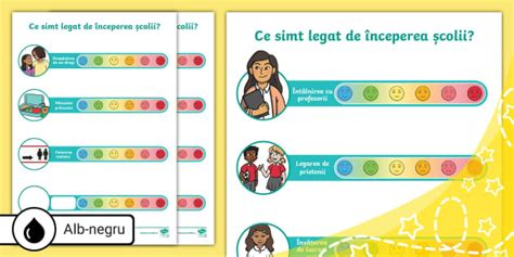 Ce Simt Legat De Nceperea Colii Fi De Activitate