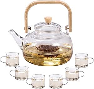 Amazon Motanber Glass Teapot Stovetop Microwave Safe Teapot