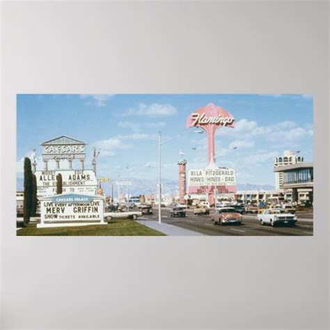 Vintage Las Vegas Strip Poster | Zazzle