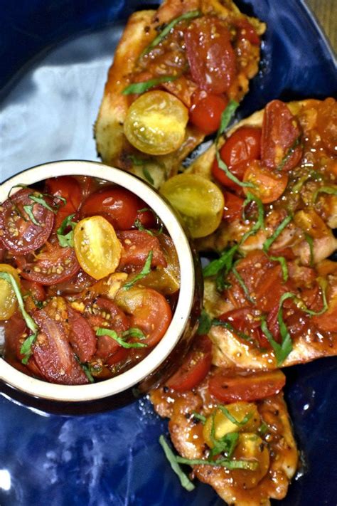 Tomato Basil Chicken (Easy 30 minute Meal) - GypsyPlate