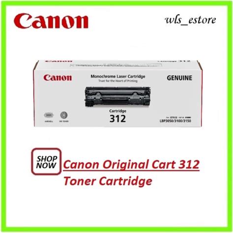 Original Canon Crg Cartridge 312 Lbp3010 Lbp3018 Lbp3050 Lbp3100 Lbp3150 Lbp3180 Lbp 3010 3018