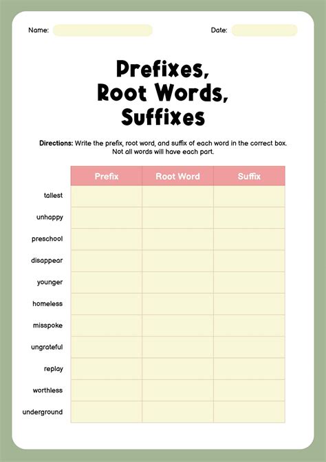 16 Prefix Un Re Worksheet Free Pdf At