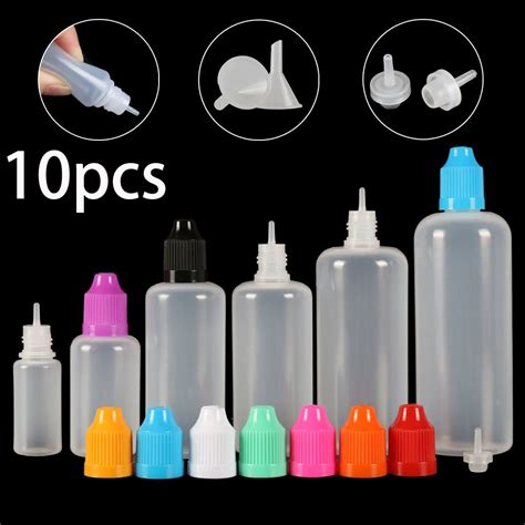 Pcs Ml Ml Empty Dropper Bottles Ldpe Squeezable Eye E Liquid