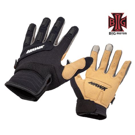 Guantes de moto Hawk Fit Camel Estilo y Protección