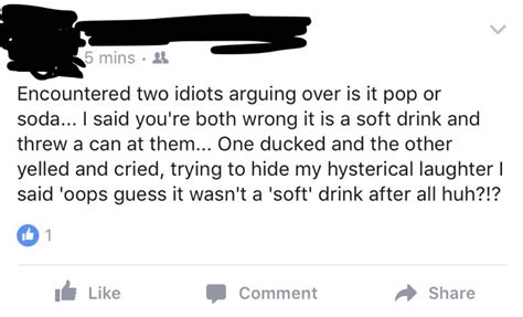 Person Commits Assault With A Can Of Soda Thathappened